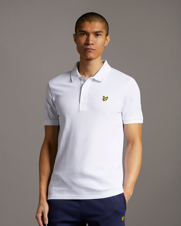 スリム半ポロシャツ