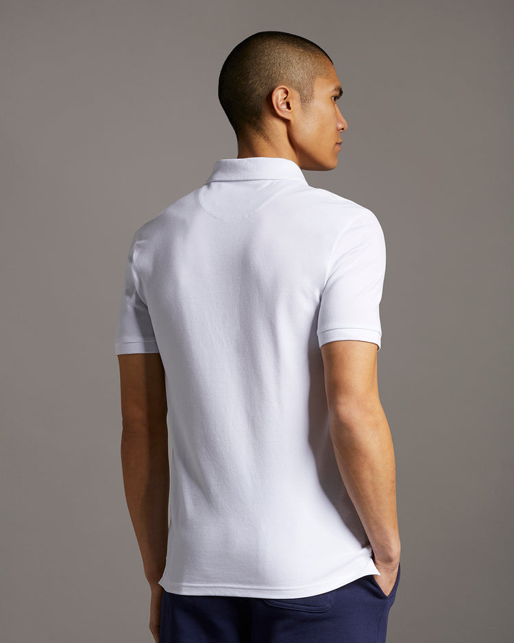 スリム半ポロシャツ