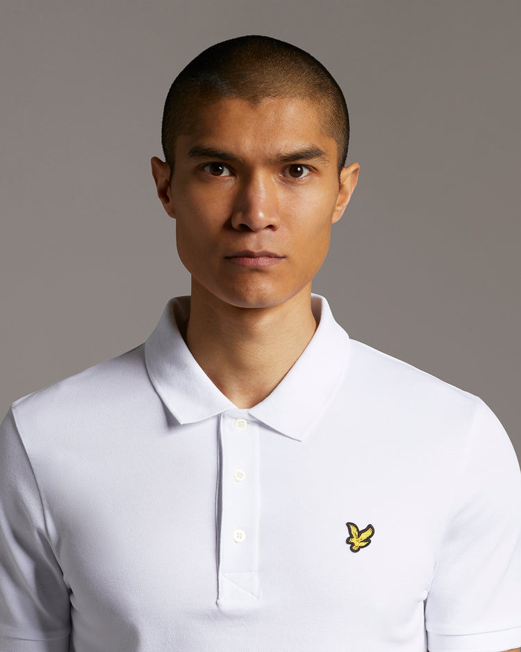 スリム半ポロシャツ