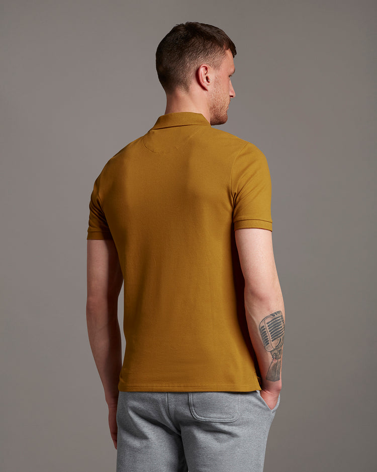 スリム半ポロシャツ