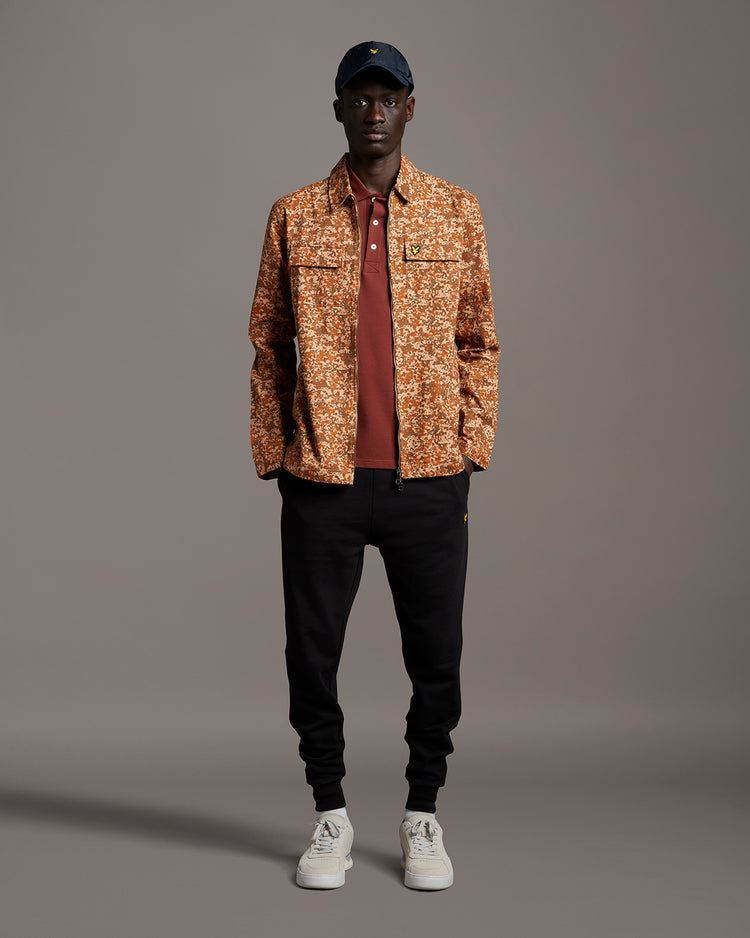 スリム半ポロシャツ