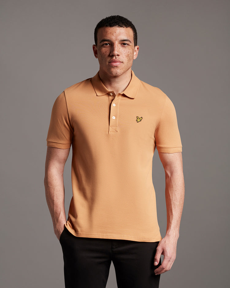 スリム半ポロシャツ