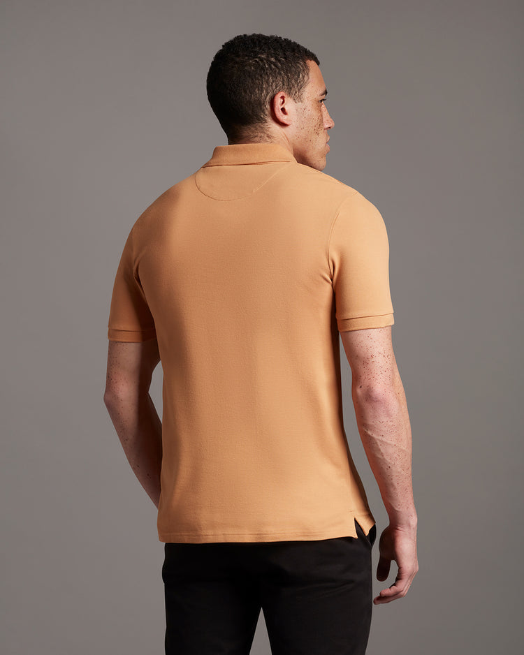 スリム半ポロシャツ