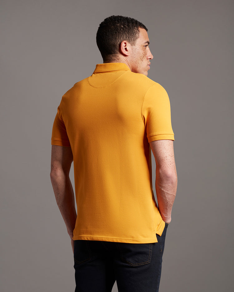 スリム半ポロシャツ