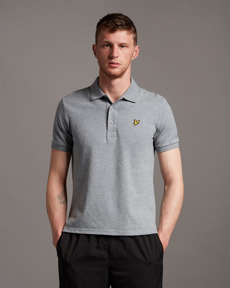 スリム半ポロシャツ