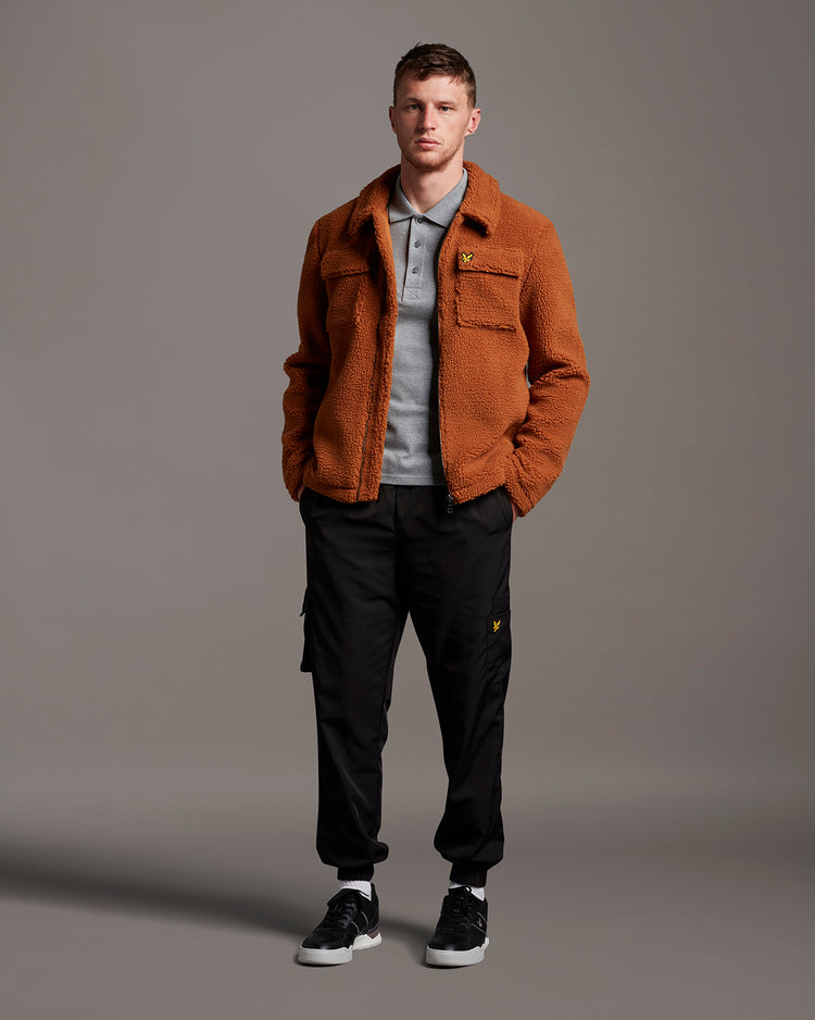 スリム半ポロシャツ