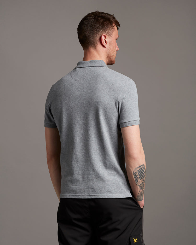 スリム半ポロシャツ