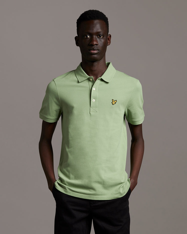 スリム半ポロシャツ