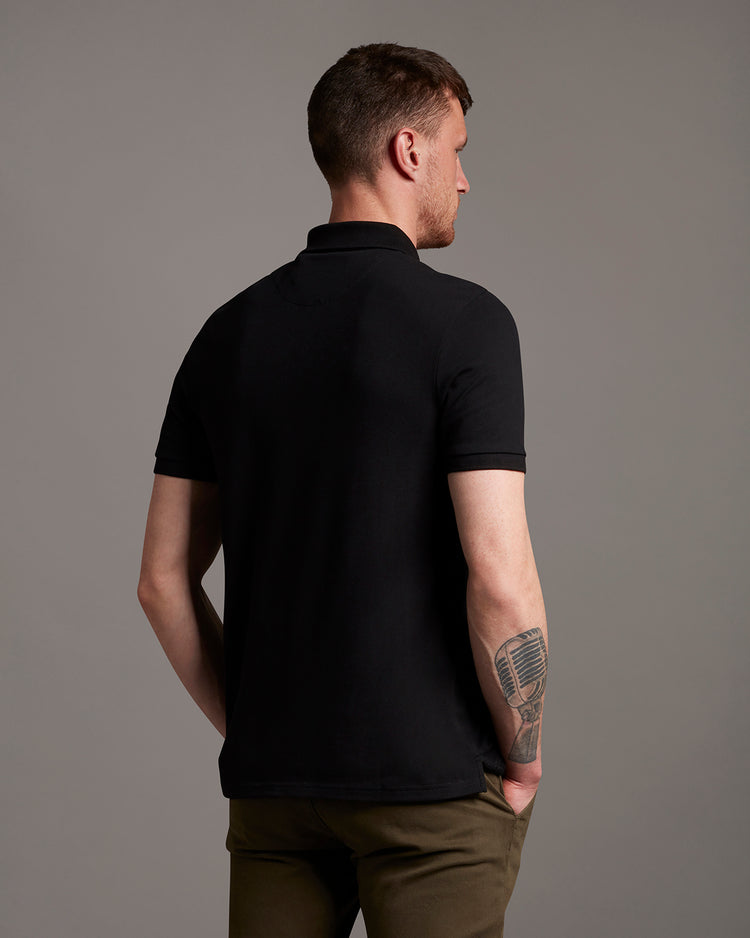 スリム半ポロシャツ