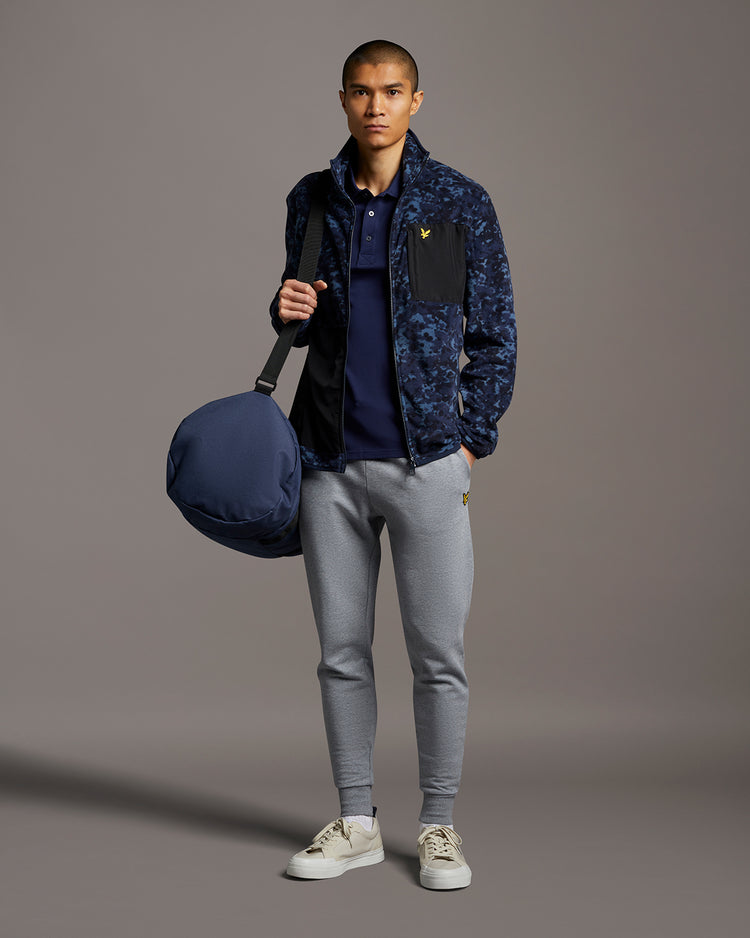 スリム半ポロシャツ