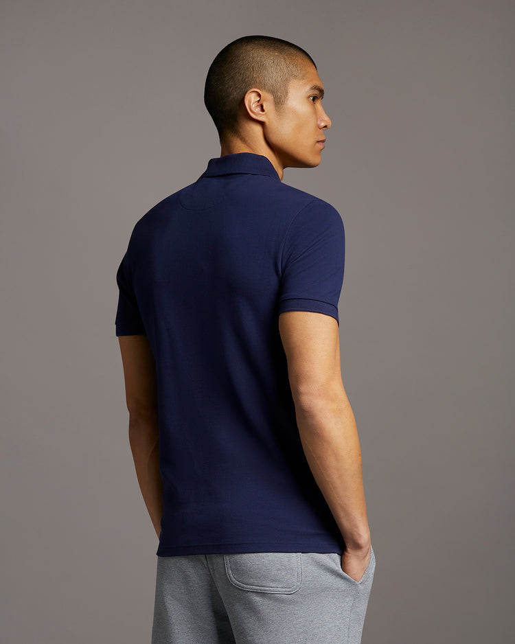 スリム半ポロシャツ