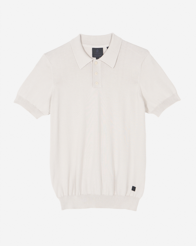 ニットポロシャツ