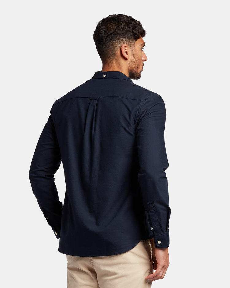 長袖オックスシャツ