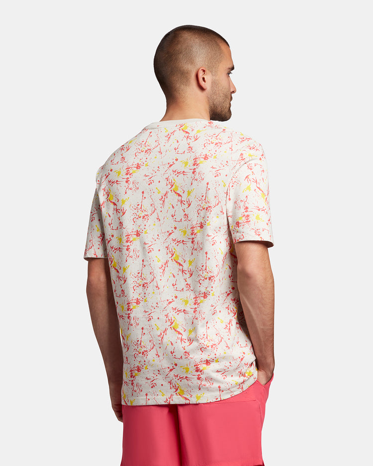半袖総柄Tシャツ