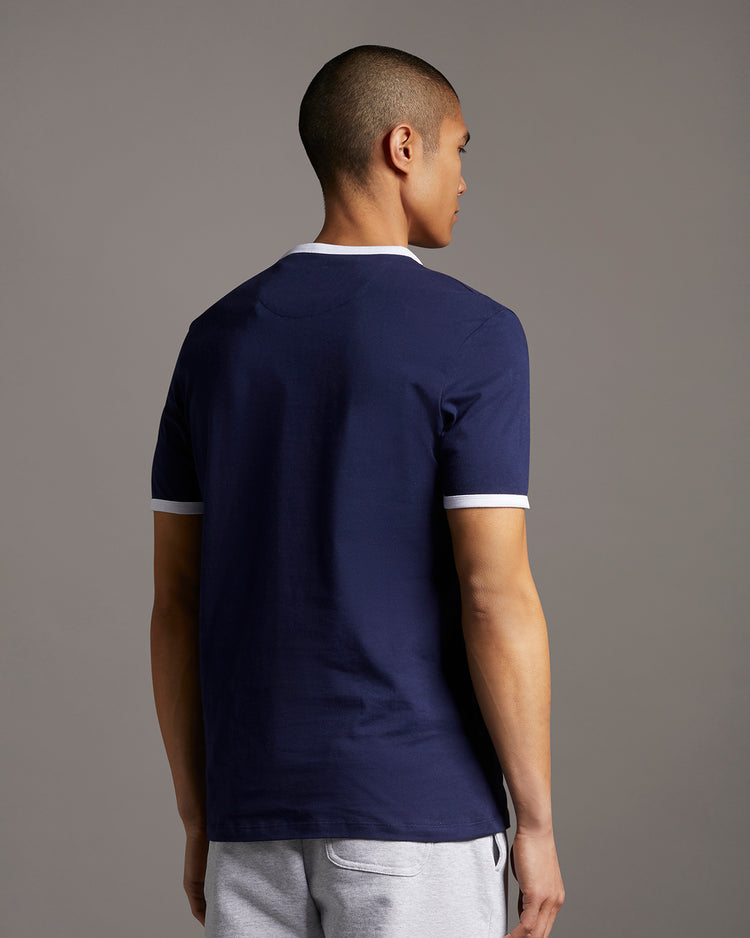 半袖リンガーTシャツ