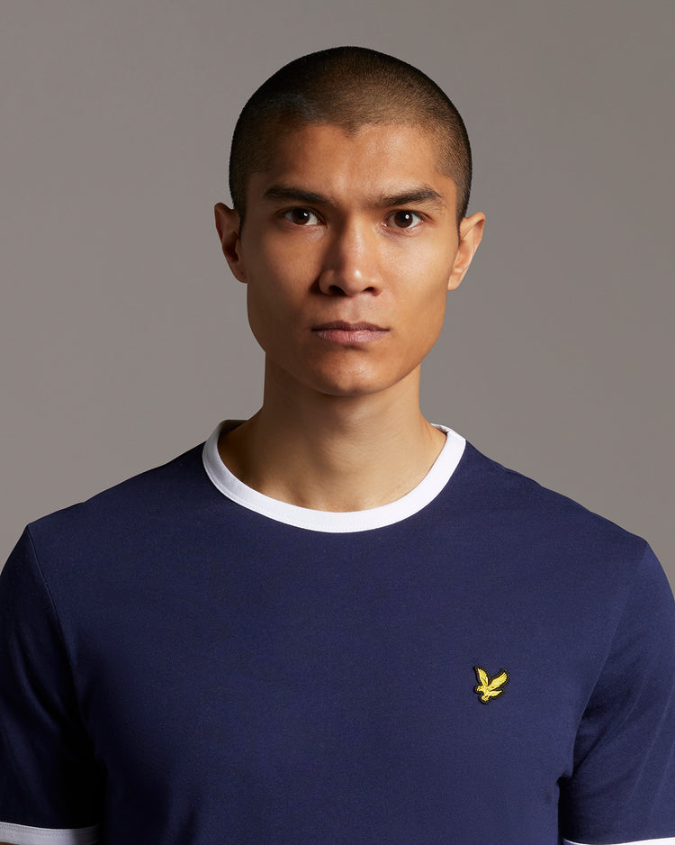 半袖リンガーTシャツ