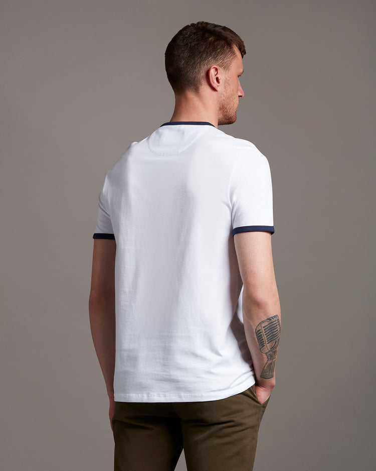 半袖リンガーTシャツ