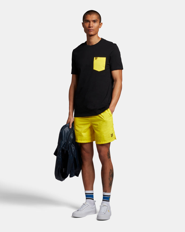 半袖ポケ付きTシャツ