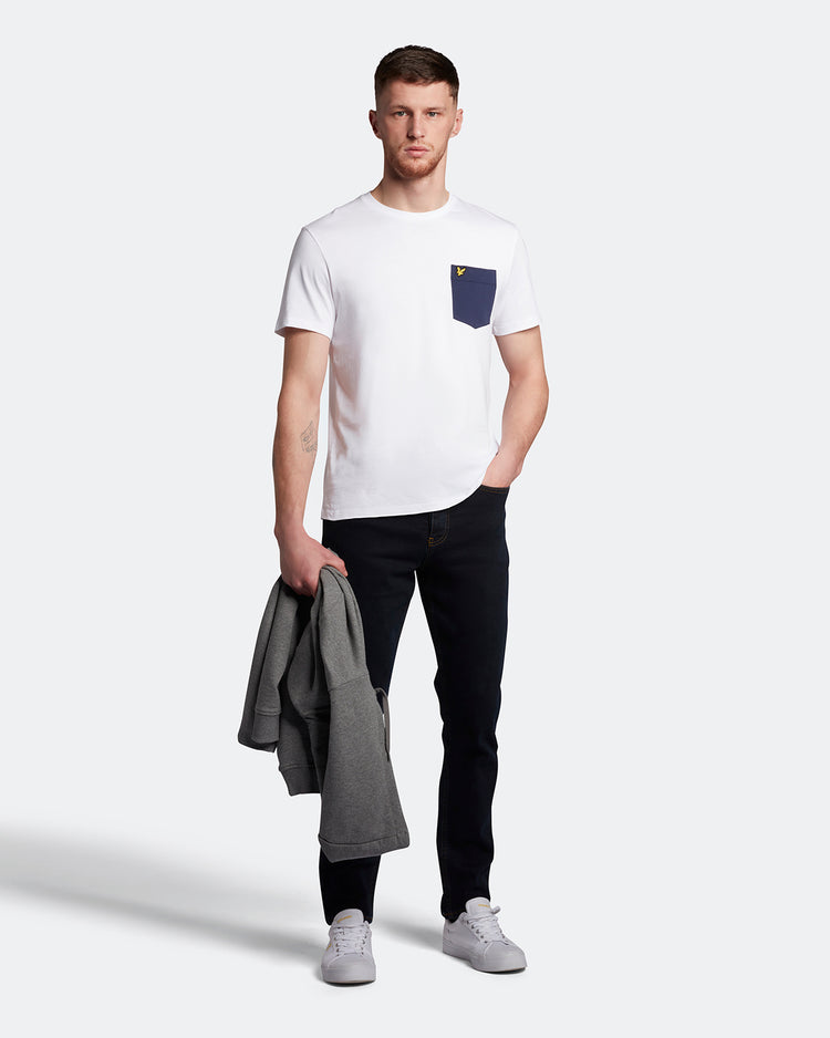 半袖ポケ付きTシャツ